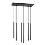 Emibig Hanglamp Selter Staal Zwart | Geschikt voor 6x G9 - Max 8W